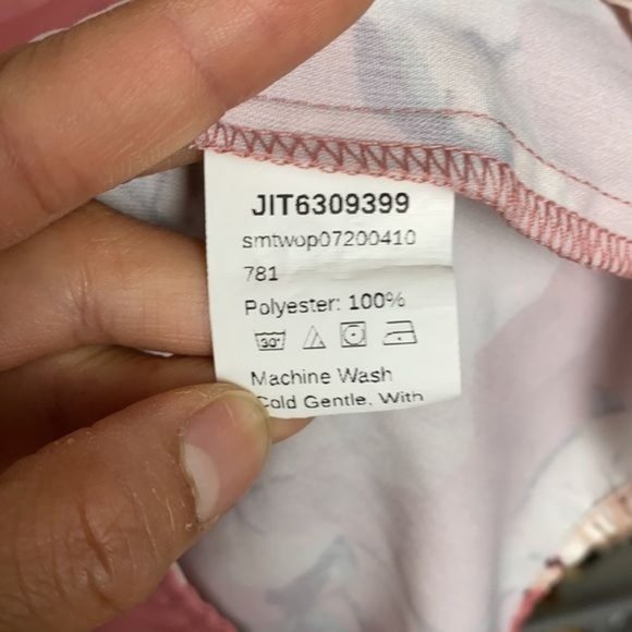 SHEIN Pink Floral Short Sleeve Shirt - Picture 7 of 8